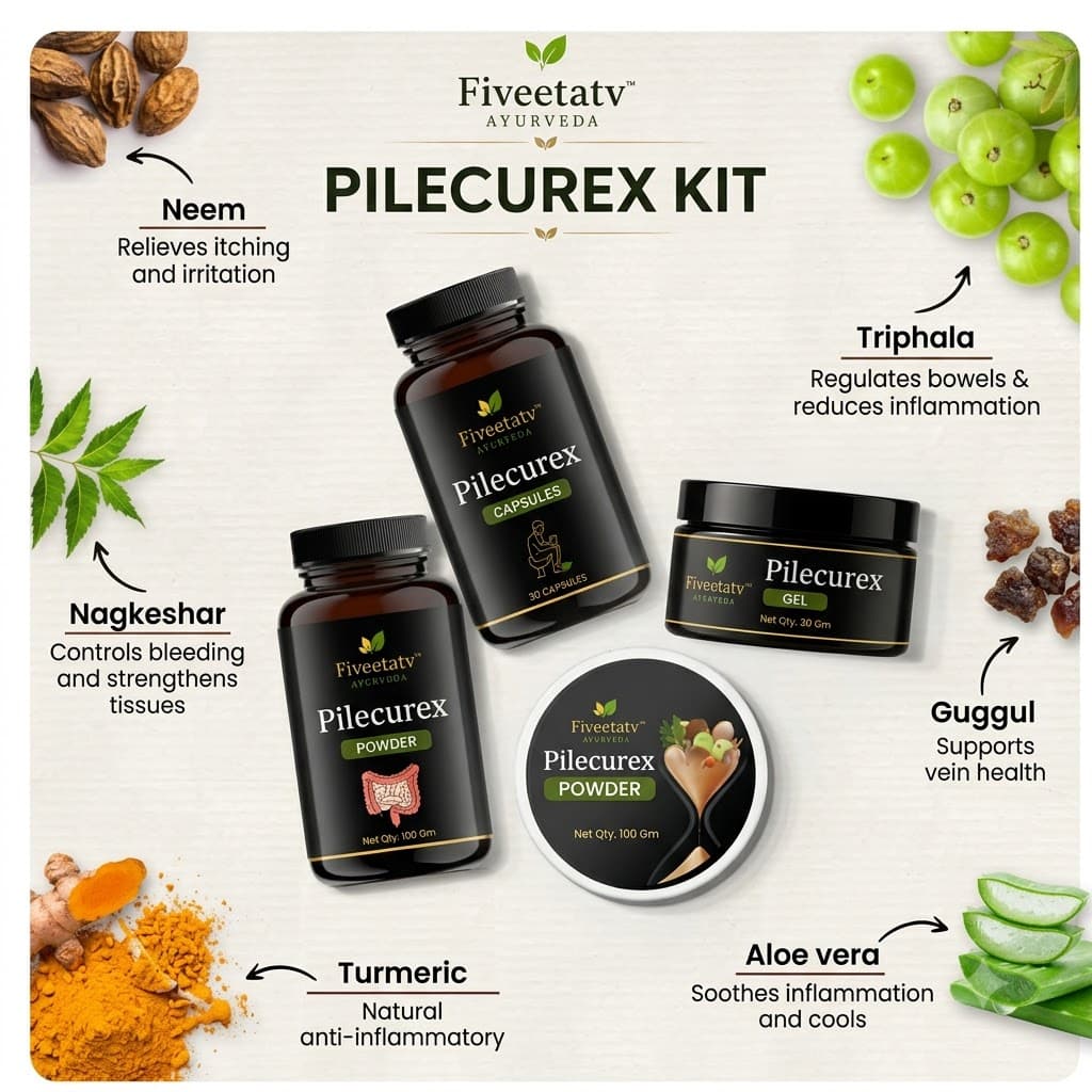 PileCurex Kit | Get Relief From Piles Naturally